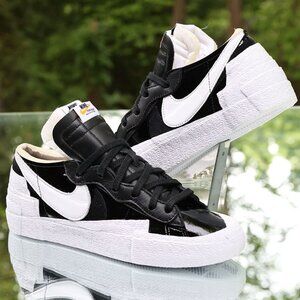 Nike Sacai x Blazer Low Black Patent